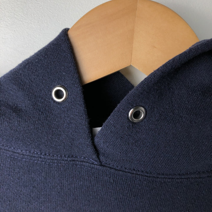 Vintage 90'S The Cotton Exchange College Pullover Hoodie, Made in USA, Men's Size Medium cotton black type Vintage Second Hand