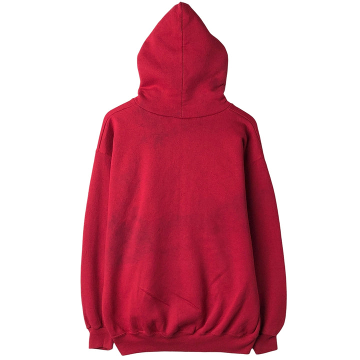 TNT BY TRAU AND KEVNER College Pullover Hoodie, Men's Size L cotton red type Vintage Second Hand