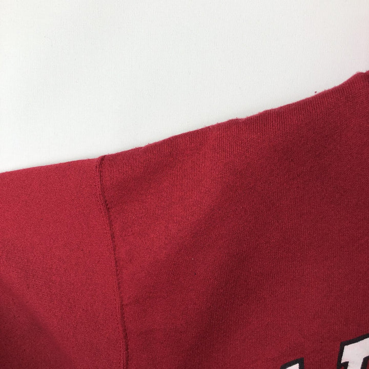 TNT BY TRAU AND KEVNER College Pullover Hoodie, Men's Size L cotton red type Vintage Second Hand