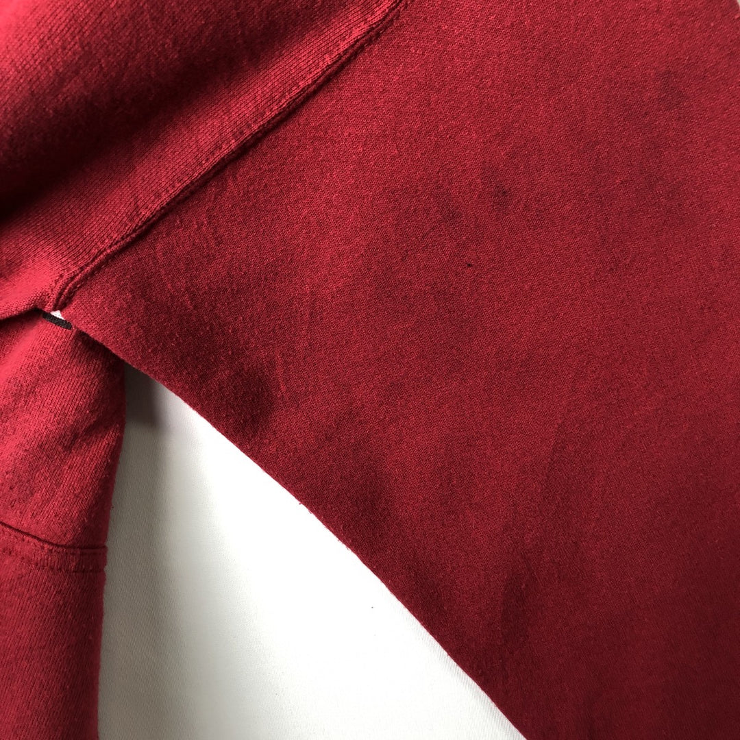 TNT BY TRAU AND KEVNER College Pullover Hoodie, Men's Size L cotton red type Vintage Second Hand