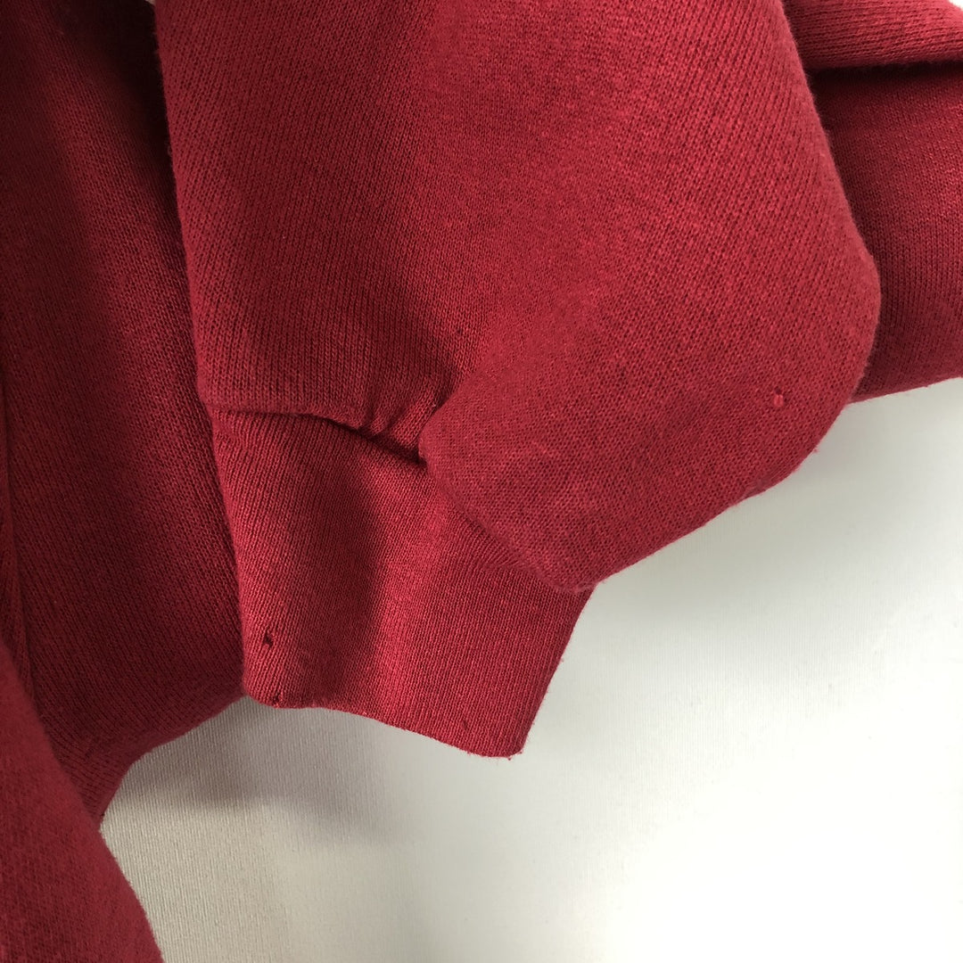 TNT BY TRAU AND KEVNER College Pullover Hoodie, Men's Size L cotton red type Vintage Second Hand