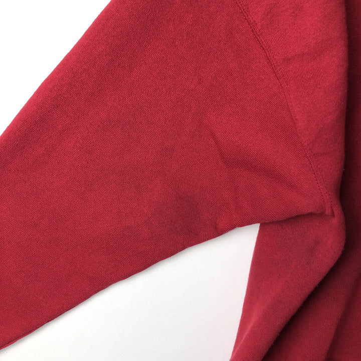 TNT BY TRAU AND KEVNER College Pullover Hoodie, Men's Size L cotton red type Vintage Second Hand
