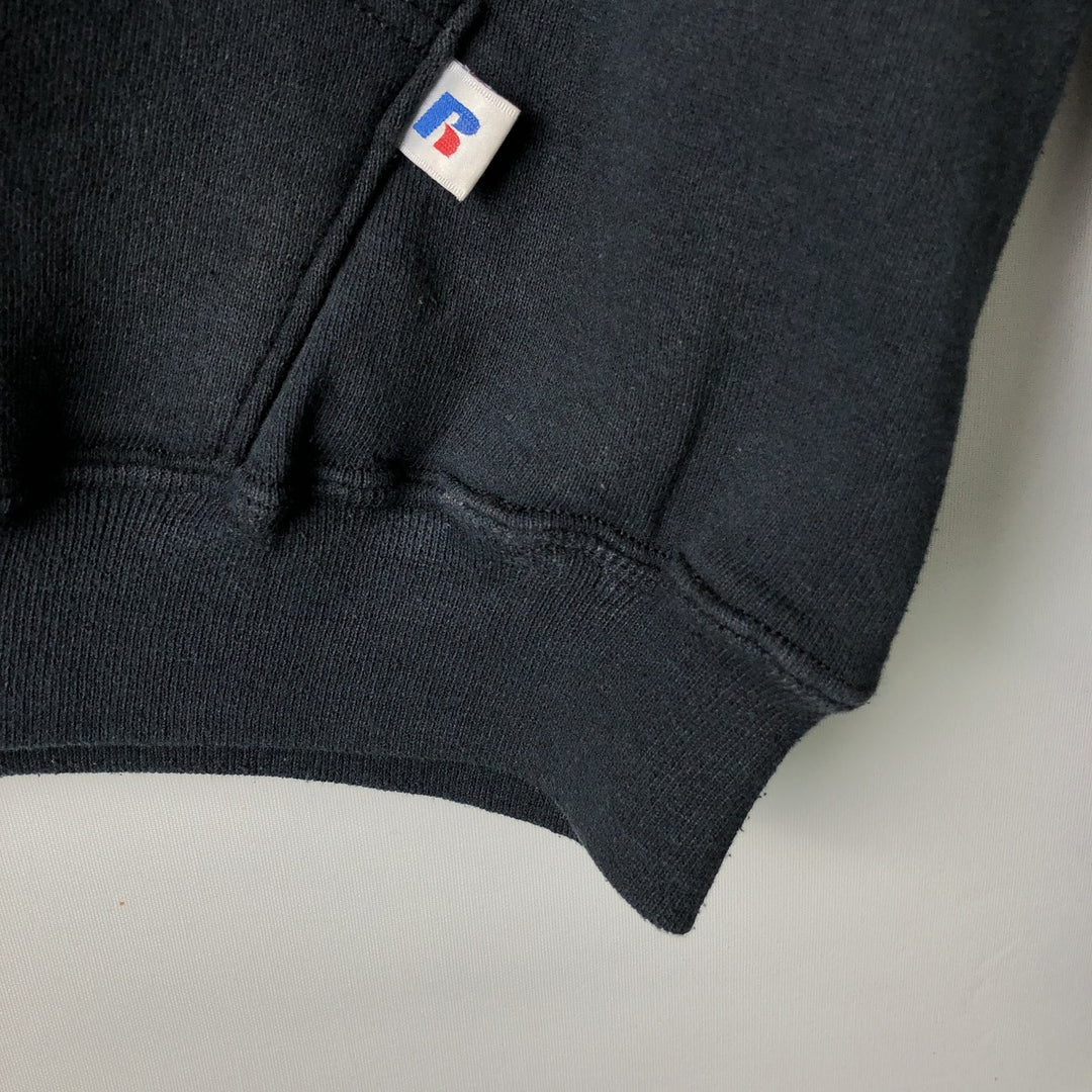 Vintage 90'S Russell ATHLETIC College Pullover Hoodie, Men's Size L cotton black type Vintage Second Hand