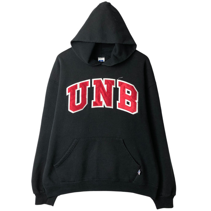 Vintage 90'S Russell ATHLETIC College Pullover Hoodie, Men's Size L cotton black type Vintage Second Hand