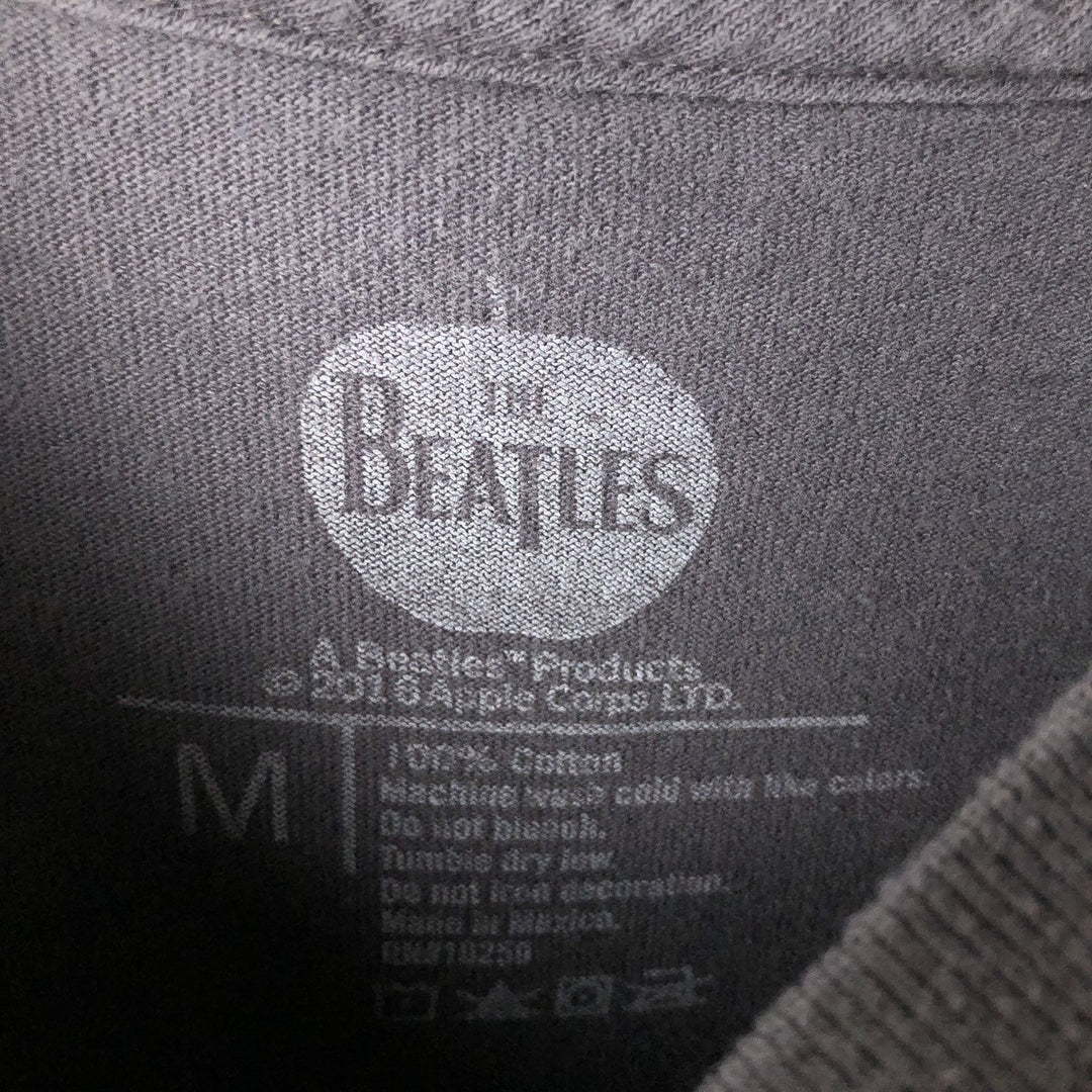 THE BEATLES The Beatles Band T-shirt Band T Men's M size cotton Charcoal Vintage Second Hand