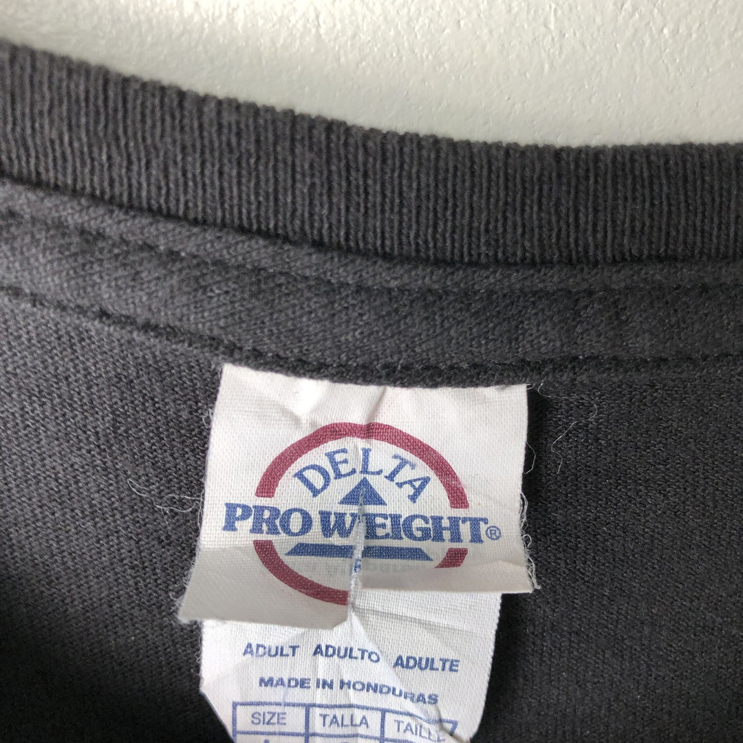 2000'S Delta DELTA PRO WEIGHT Rap T-Shirt, Men's Size L cotton black type Vintage Second Hand