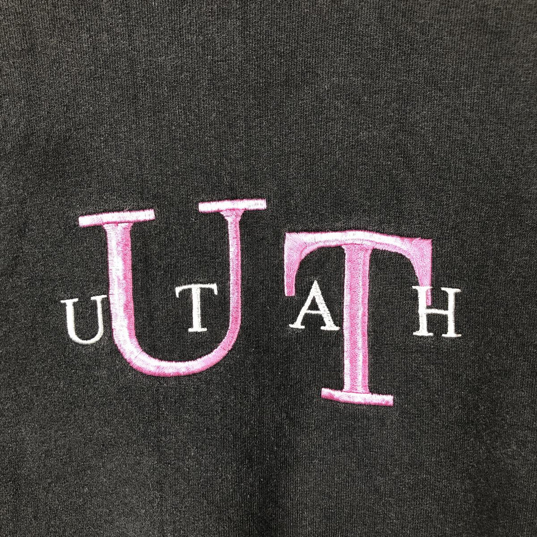 90'S COLLEGE WEAR Sweatshirt, Men's XL, Vintage cotton black type Vintage Second Hand