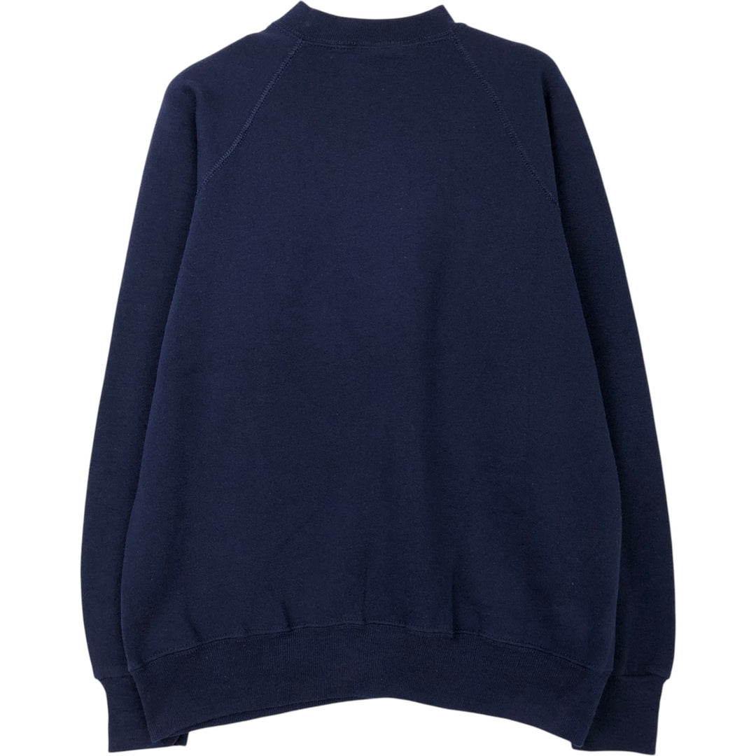 Vintage 90'S BASSETT WALKER printed sweatshirt, made in the USA, size M, men's polyester navy blue type Vintage Second Hand