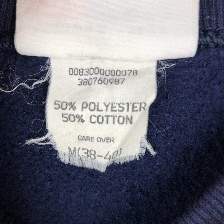 Vintage 90'S BASSETT WALKER printed sweatshirt, made in the USA, size M, men's polyester navy blue type Vintage Second Hand