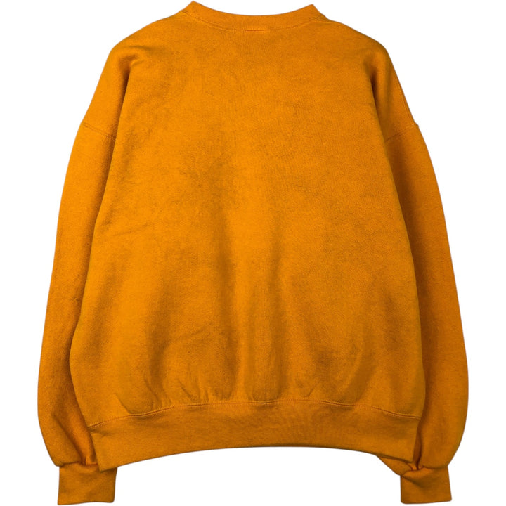 Vintage 90'S SOFFE printed sweatshirt, made in the USA, size L, men's polyester yellow type Vintage Second Hand