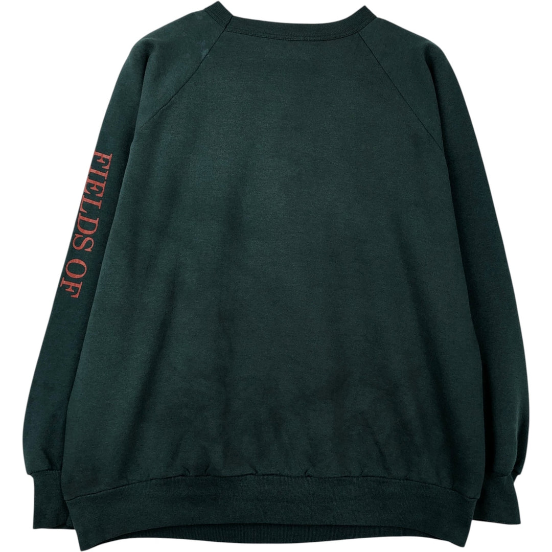 Vintage 1990'S Penmans printed sweatshirt, made in Canada, size L, men's polyester Green type dark green Vintage Second Hand