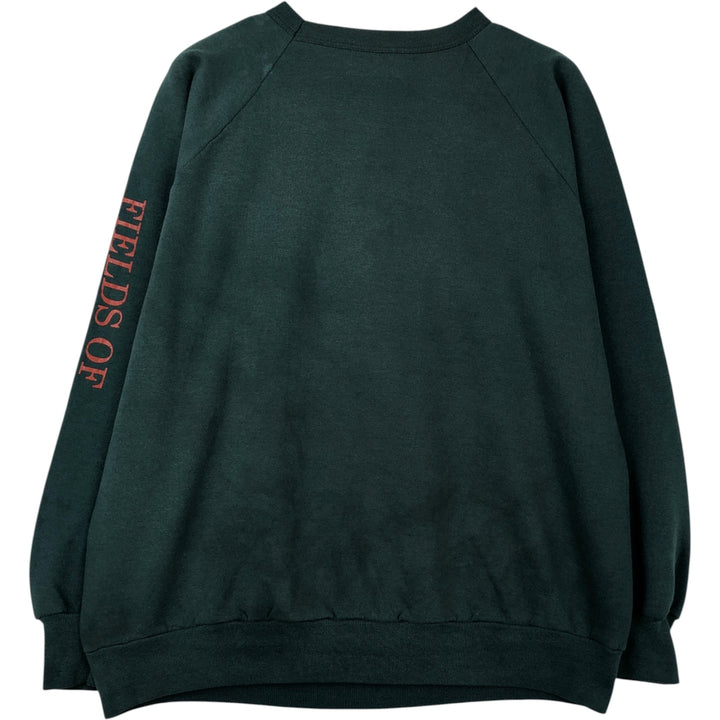 Vintage 1990'S Penmans printed sweatshirt, made in Canada, size L, men's polyester Green type dark green Vintage Second Hand