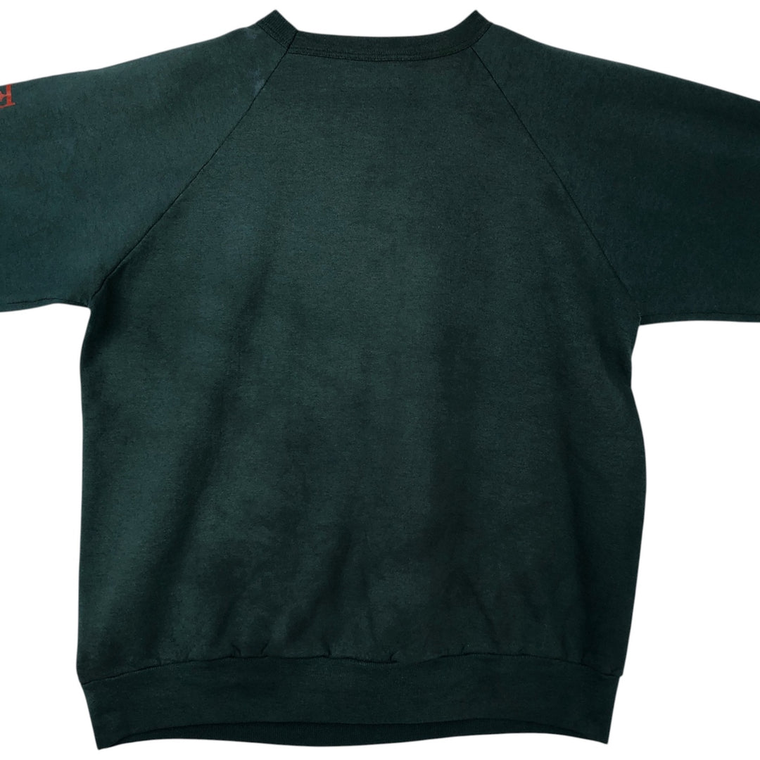 Vintage 1990'S Penmans printed sweatshirt, made in Canada, size L, men's polyester Green type dark green Vintage Second Hand