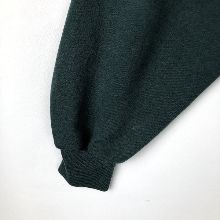 Vintage 1990'S Penmans printed sweatshirt, made in Canada, size L, men's polyester Green type dark green Vintage Second Hand