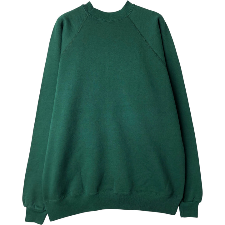 90s-00'S Hanes ACTIVEWEAR Advertising Sweatshirt, Made in USA, Men's Size L cotton Green type dark green Vintage Second Hand