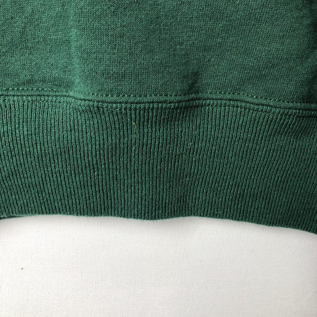 90s-00'S Hanes ACTIVEWEAR Advertising Sweatshirt, Made in USA, Men's Size L cotton Green type dark green Vintage Second Hand