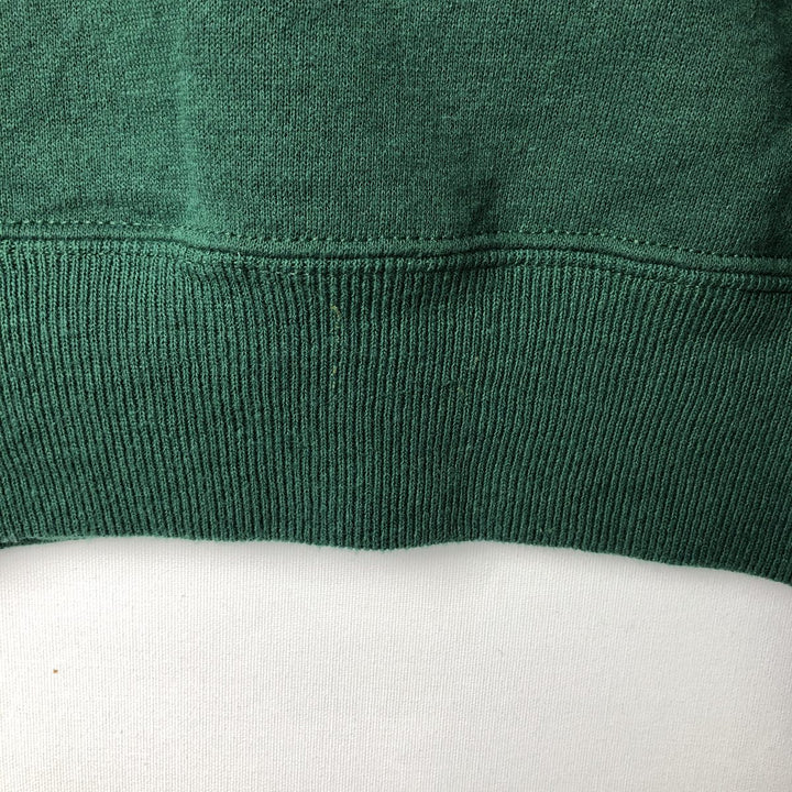 90s-00'S Hanes ACTIVEWEAR Advertising Sweatshirt, Made in USA, Men's Size L cotton Green type dark green Vintage Second Hand