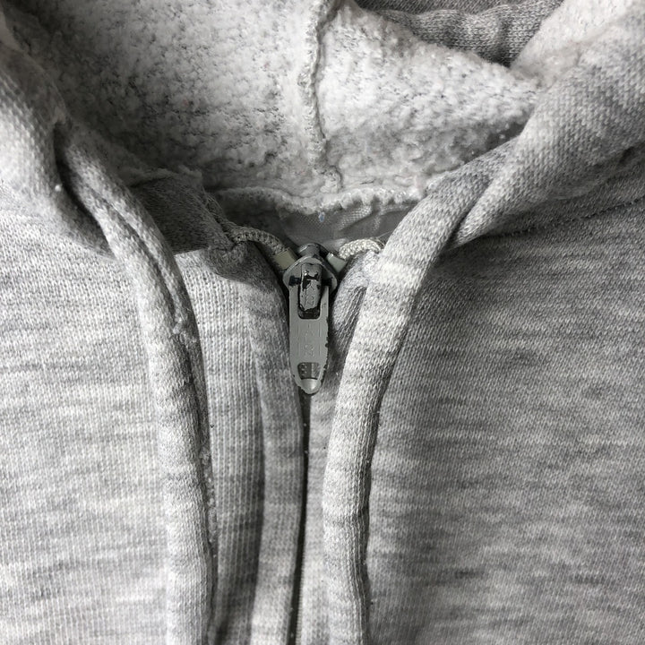 90'S Vintage Men's Full-Zip Hoodie (Size L) cotton pale white type Vintage Second Hand