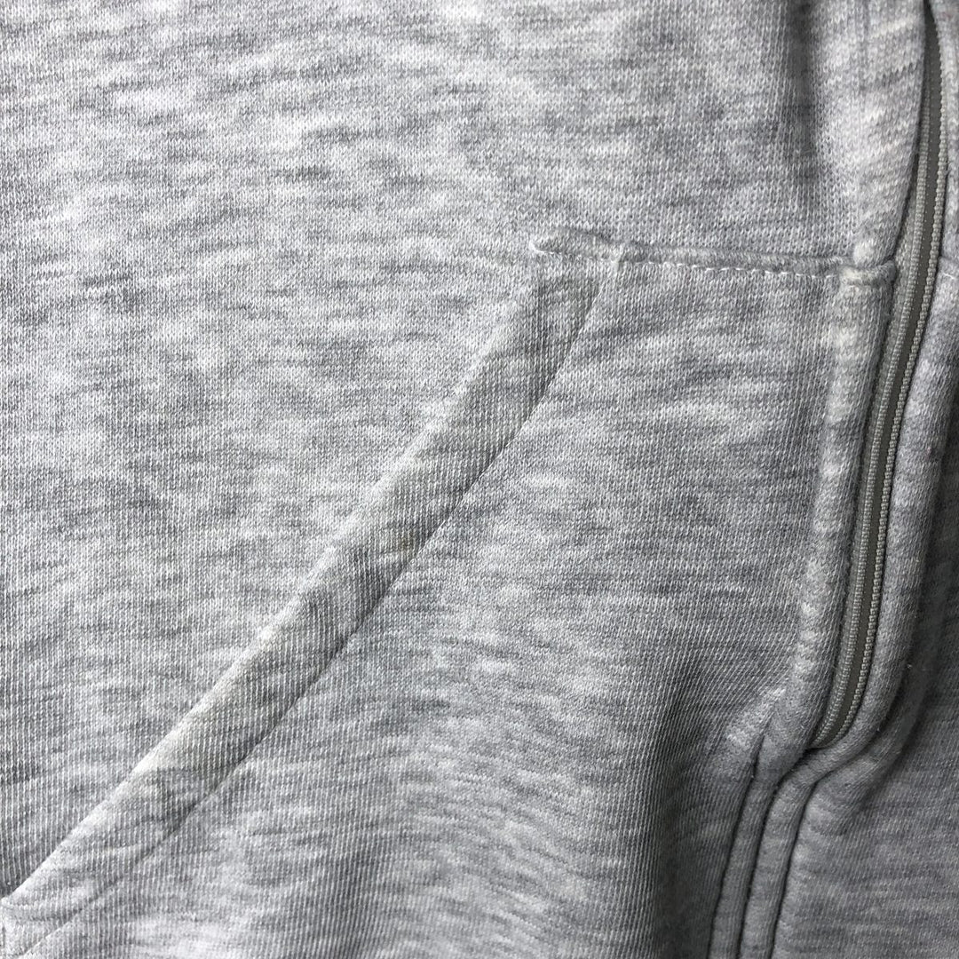90'S Vintage Men's Full-Zip Hoodie (Size L) cotton pale white type Vintage Second Hand