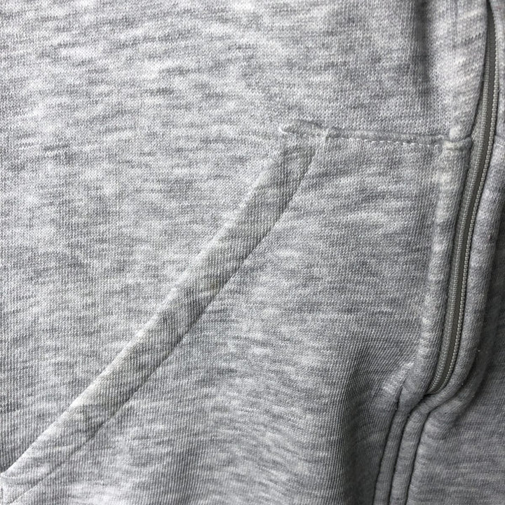 90'S Vintage Men's Full-Zip Hoodie (Size L) cotton pale white type Vintage Second Hand