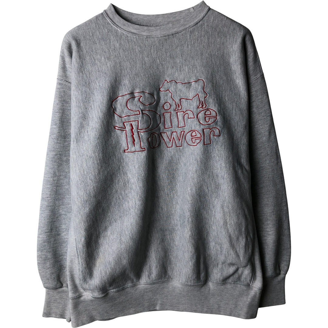 Vintage 90'S K-Products Super Heavy Weight Sweatshirt, Made in USA, Men's XL cotton gray type Vintage Second Hand