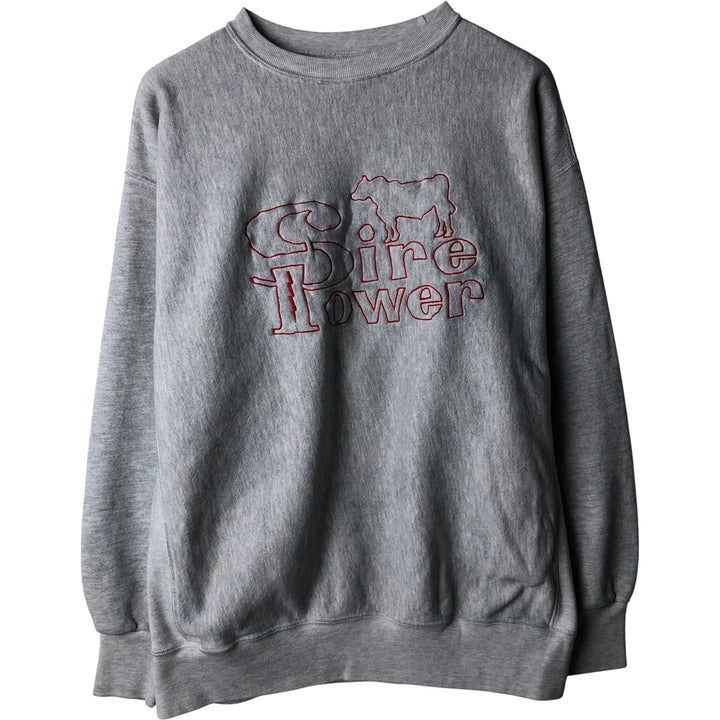 Vintage 90'S K-Products Super Heavy Weight Sweatshirt, Made in USA, Men's XL cotton gray type Vintage Second Hand