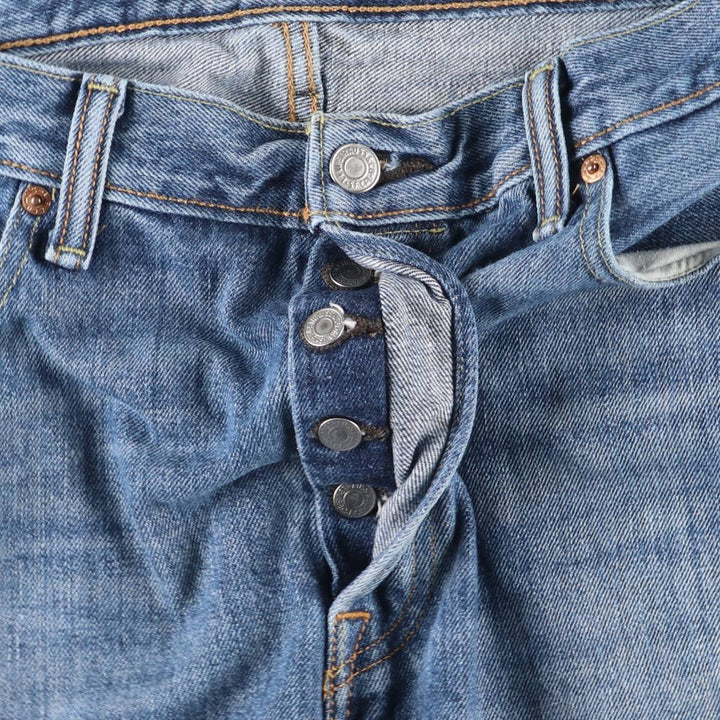 Levi's 501 straight denim pants for men, size W35 unclear blue type Vintage Second Hand