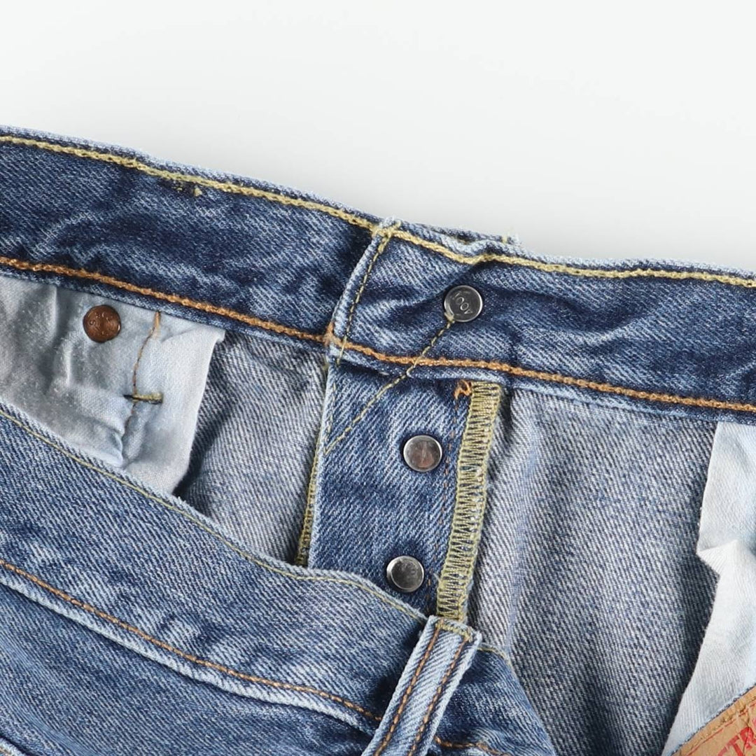 Levi's 501 straight denim pants for men, size W35 unclear blue type Vintage Second Hand