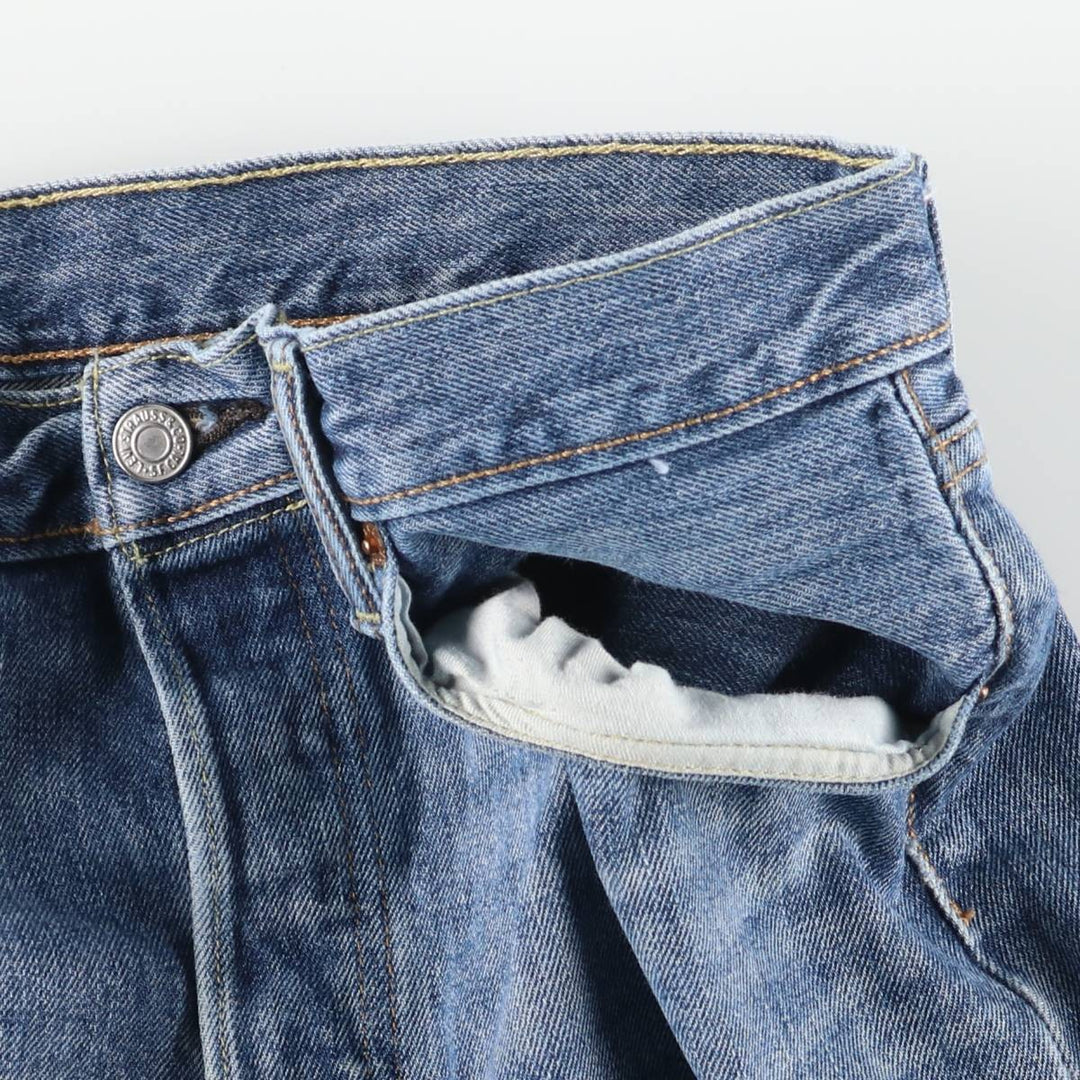 Levi's 501 straight denim pants for men, size W35 unclear blue type Vintage Second Hand