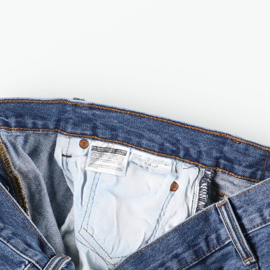 Levi's 501 straight denim pants for men, size W36 cotton blue type Vintage Second Hand