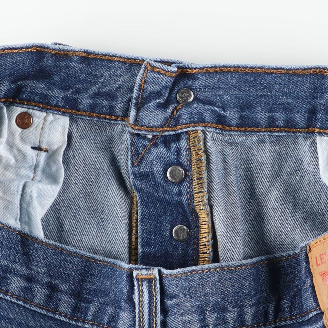 Levi's 501 straight denim pants for men, size W36 cotton blue type Vintage Second Hand