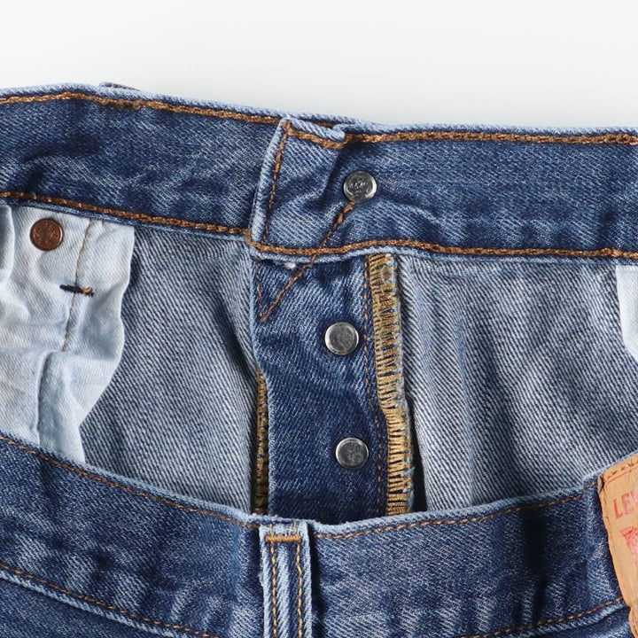 Levi's 501 straight denim pants for men, size W36 cotton blue type Vintage Second Hand