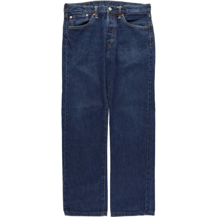 Levi's 501 Euro Model Straight Denim Pants Men's W33 cotton blue type Vintage Second Hand
