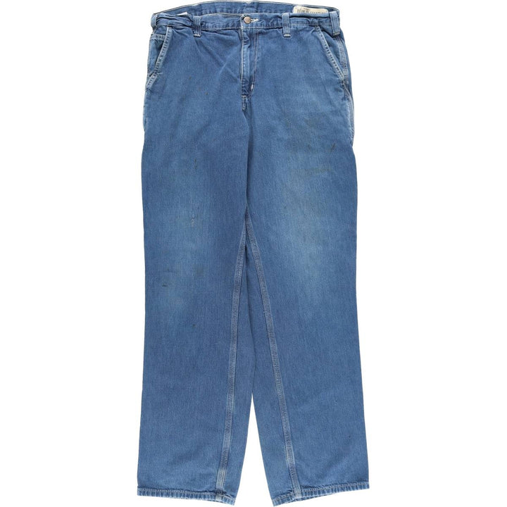 Carhartt Dungaree Fit Denim Painter Pants, Men's, W34 equivalent cotton blue type Vintage Second Hand
