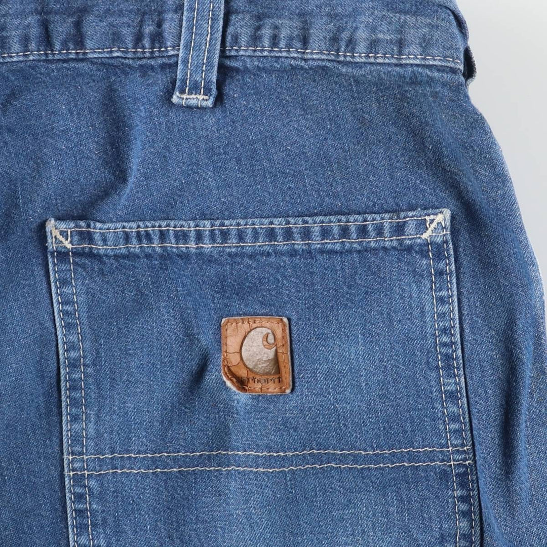 Carhartt Dungaree Fit Denim Painter Pants, Men's, W34 equivalent cotton blue type Vintage Second Hand