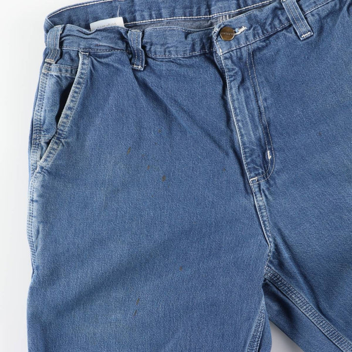 Carhartt Dungaree Fit Denim Painter Pants, Men's, W34 equivalent cotton blue type Vintage Second Hand