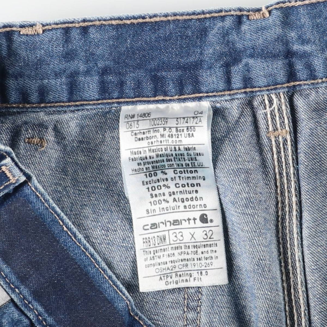Carhartt FR Series Denim Painter Pants, Men's, Size W31 cotton blue type Vintage Second Hand