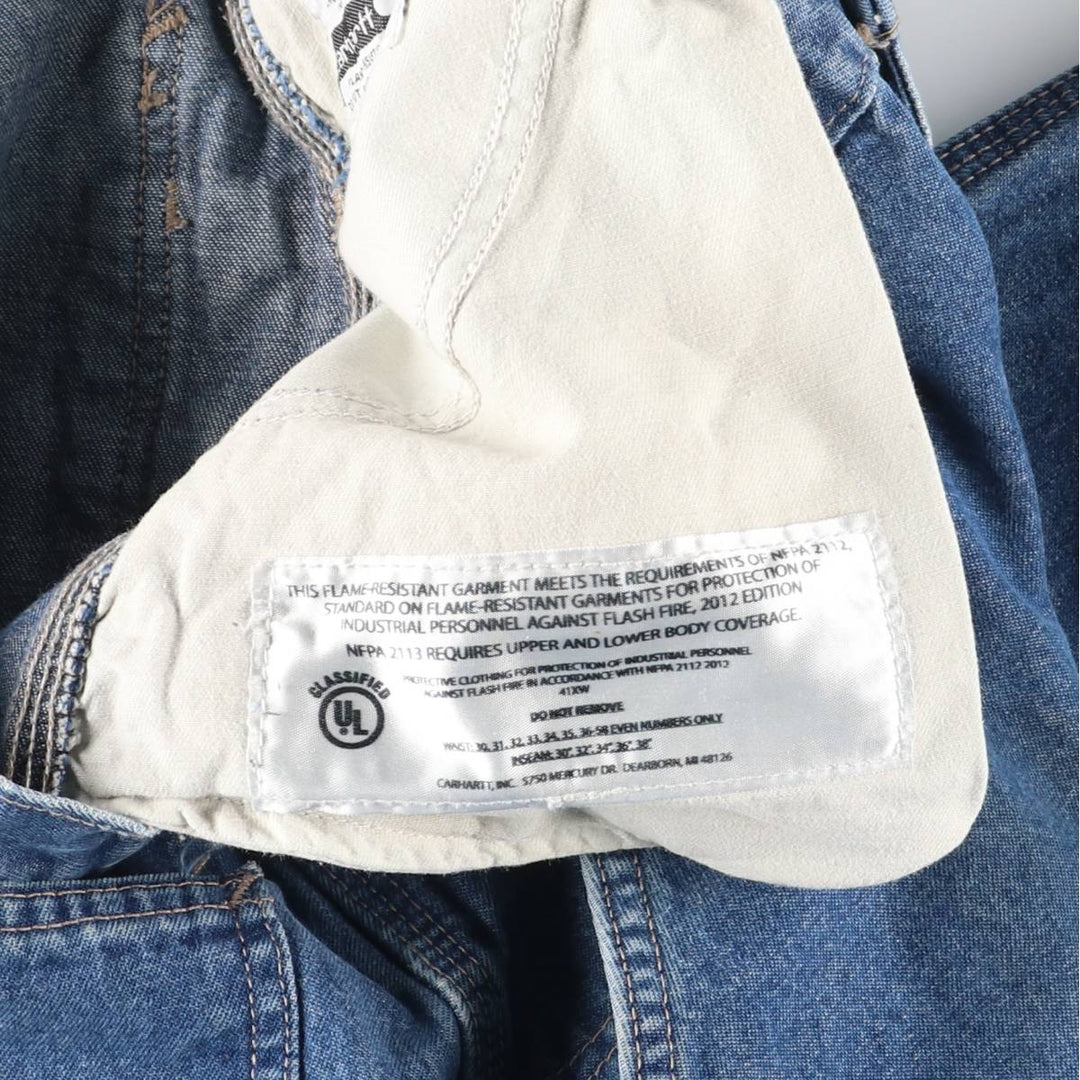 Carhartt FR Series Denim Painter Pants, Men's, Size W31 cotton blue type Vintage Second Hand