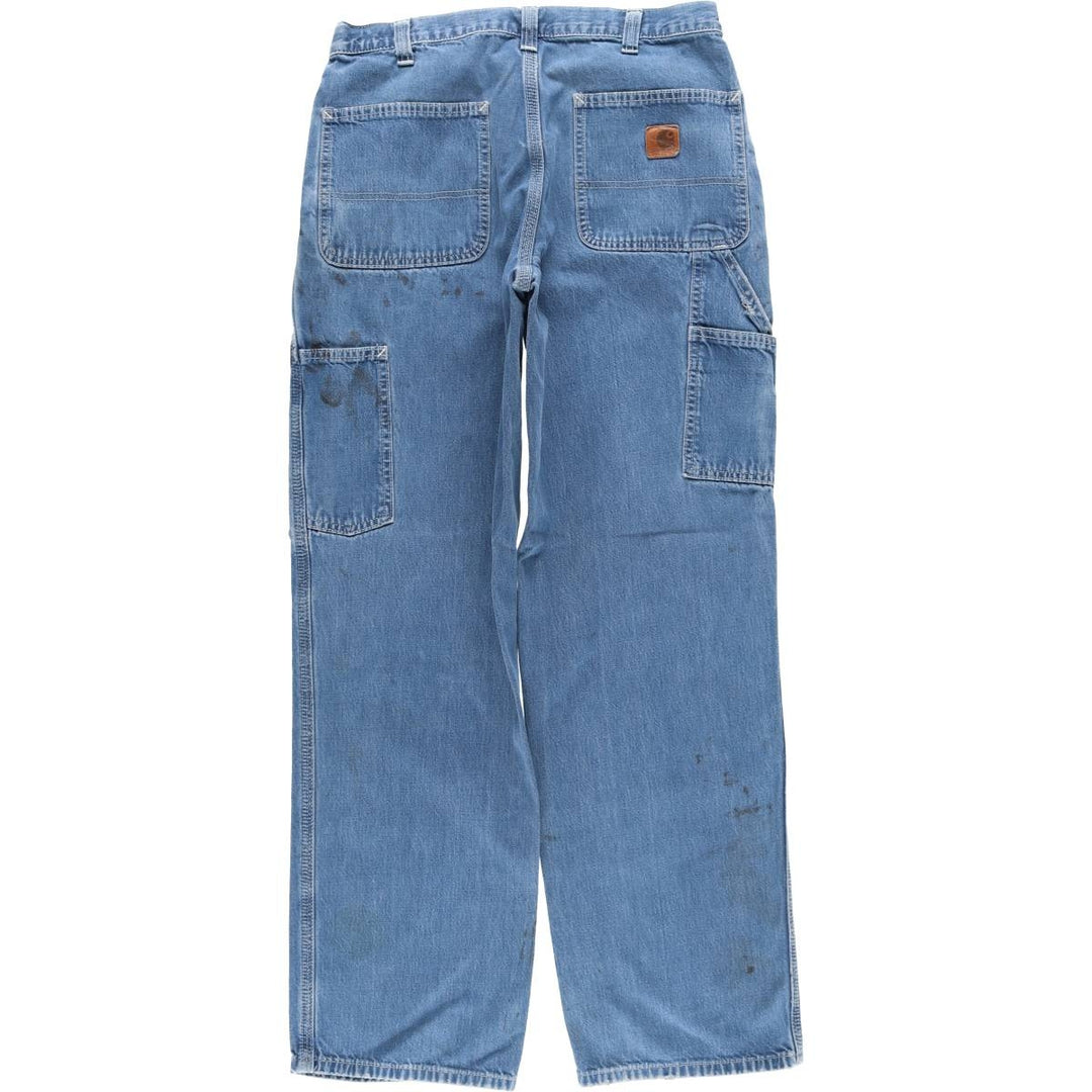 Carhartt Dungaree Fit Denim Painter Pants, Men's, W31 equivalent cotton blue type Vintage Second Hand
