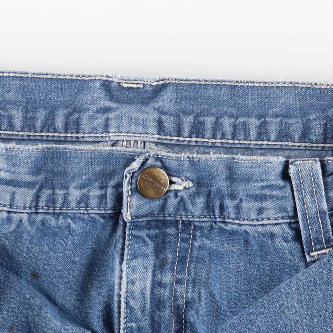 Carhartt Dungaree Fit Denim Painter Pants, Men's, W31 equivalent cotton blue type Vintage Second Hand