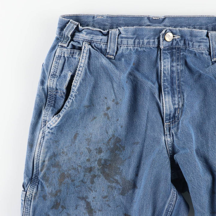 Carhartt Dungaree Fit Denim Painter Pants, Men's, W31 equivalent cotton blue type Vintage Second Hand