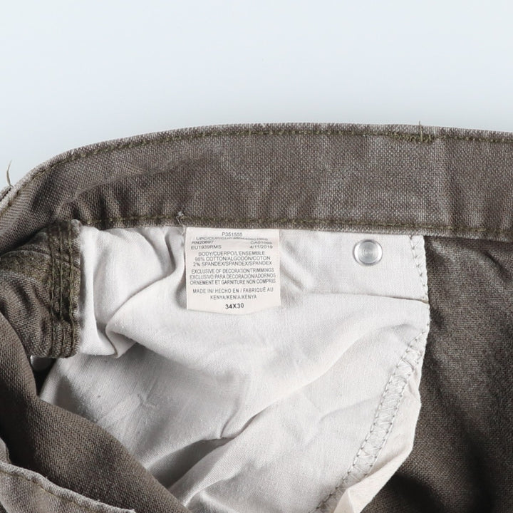 Dickies Duck Painter Pants Men's W36 cotton Khaki type Vintage Second Hand