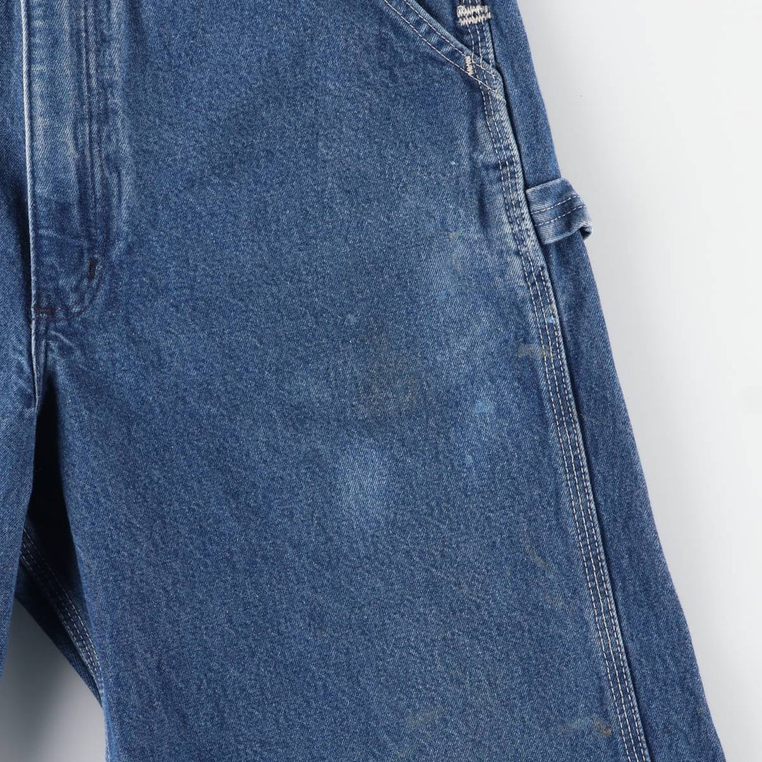 Carhartt Men's Denim Overalls (Size W32) cotton blue type Vintage Second Hand