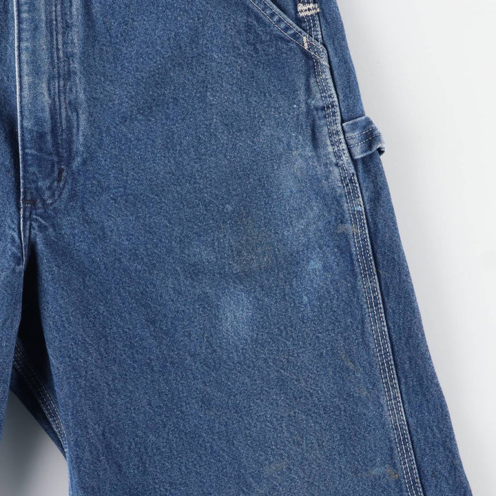 Carhartt Men's Denim Overalls (Size W32) cotton blue type Vintage Second Hand