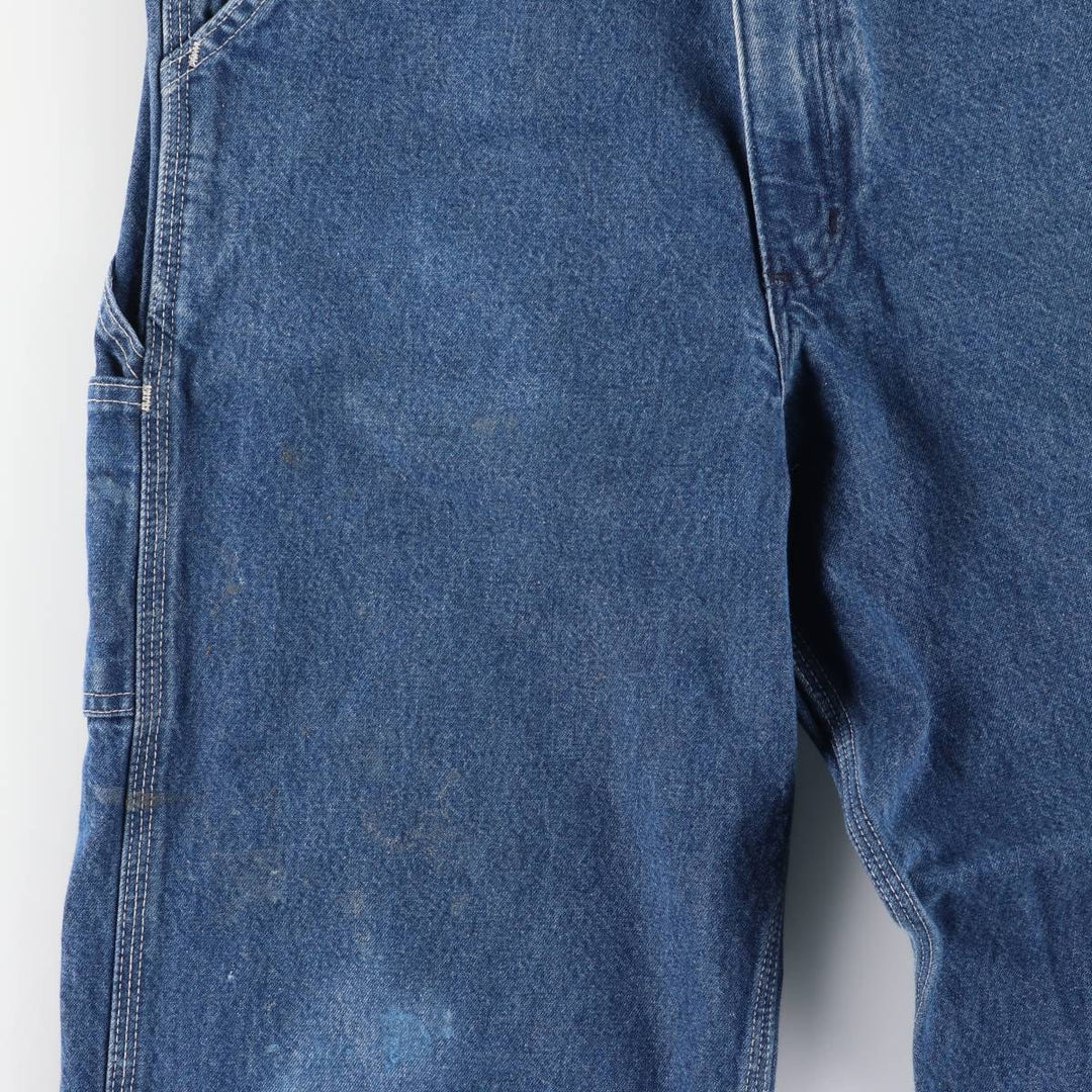 Carhartt Men's Denim Overalls (Size W32) cotton blue type Vintage Second Hand