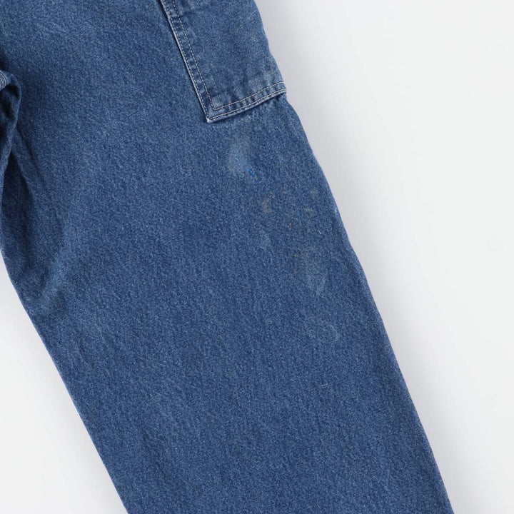 Carhartt Men's Denim Overalls (Size W32) cotton blue type Vintage Second Hand
