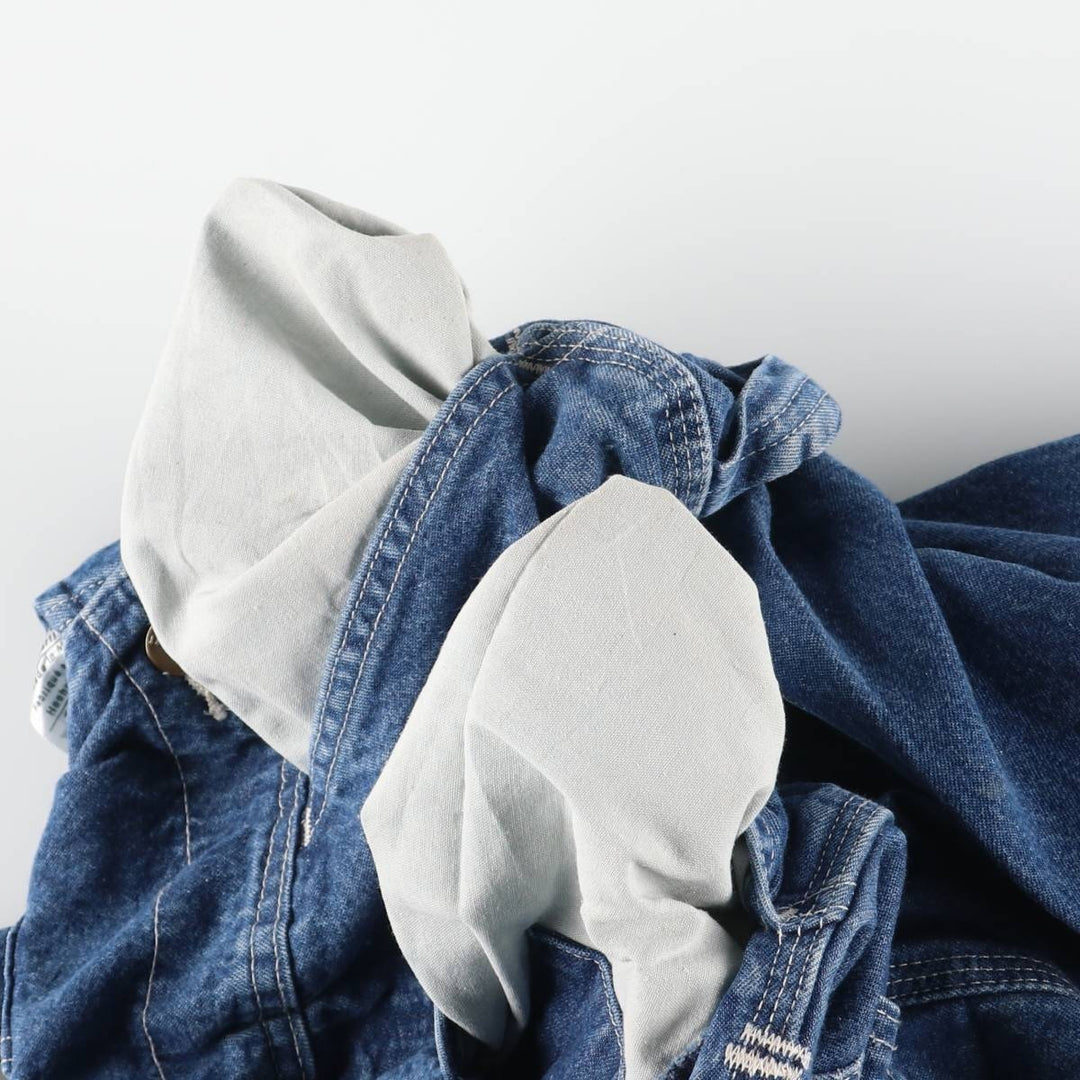 Carhartt Men's Denim Overalls (Size W32) cotton blue type Vintage Second Hand