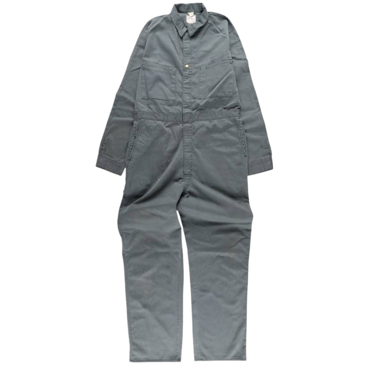 Vintage 1970'S Lee Union Alls long-sleeved jumpsuit, made in the USA, size L, men's unclear green type Vintage Second Hand