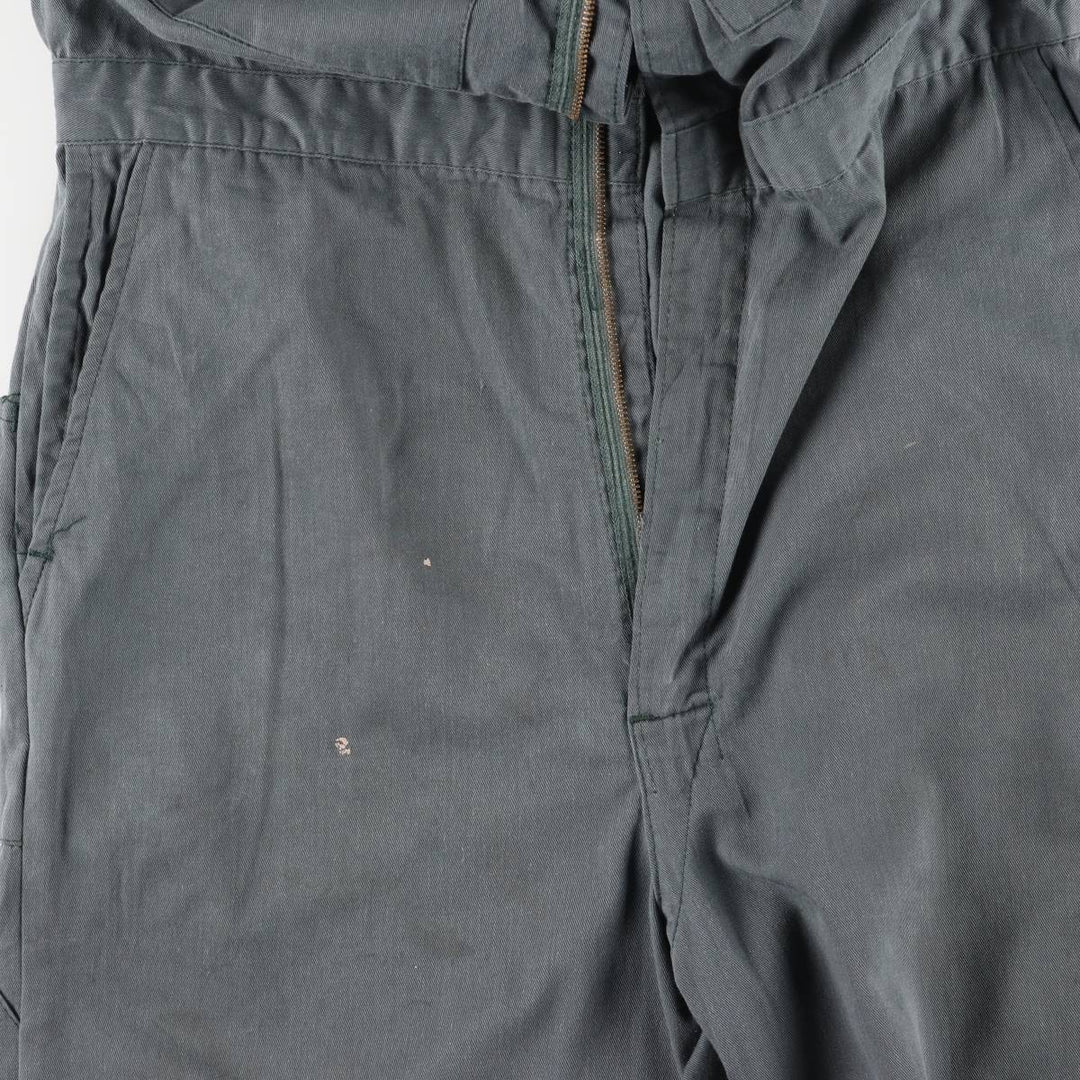 Vintage 1970'S Lee Union Alls long-sleeved jumpsuit, made in the USA, size L, men's unclear green type Vintage Second Hand