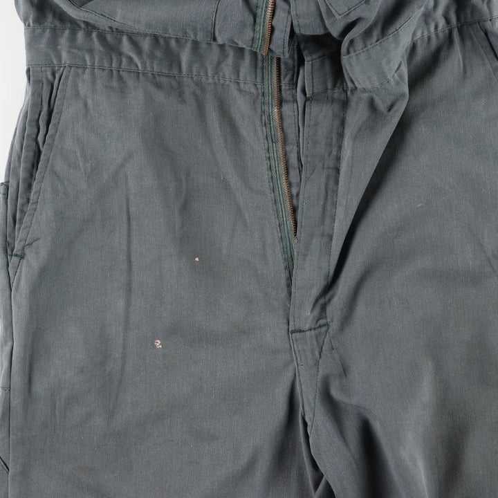 Vintage 1970'S Lee Union Alls long-sleeved jumpsuit, made in the USA, size L, men's unclear green type Vintage Second Hand